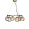 Como chandelier brass