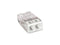 COMPACT-LASKLEM - VOOR MASSIEVE GELEIDERS - MAX. 2.5 mm² - 2-DRAADS - BEHUIZINGSKLEUR TRANSPARANT - KLEUR AFDEKKING WIT