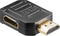 Compacte HDMI adapter - 90° haaks naar links - versie 1.4 (4K 30Hz)