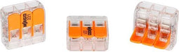 COMPACTE VERBINDINGSKLEM 3 x 0.2 - 4 mm² VOOR ALLE KABELSOORTEN (WG221413)