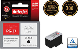 Compatibele inktcartridge Activejet AC-37R Zwart