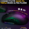 Competitieve gamingmuis - Bedraad of draadloos - The G-Lab - KULT-TITAN - RGB - 12000 DPI - Zwart