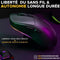 Competitieve gamingmuis - Bedraad of draadloos - The G-Lab - KULT-TITAN - RGB - 12000 DPI - Zwart