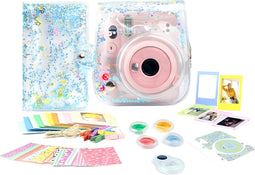 Complete Accessoires Set Geschikt voor Fujifilm Instax Mini 11 - Camera Tas met Filters, Fotoalbum en Meer - Zand Blauw