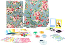 Complete Accessoires Set Geschikt voor Fujifilm Instax Mini 11 - Camera Tas met Filters, Fotoalbum en Meer - Blue Rose