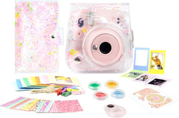 Complete Accessoires Set Geschikt voor Fujifilm Instax Mini 11 - Camera Tas met Filters, Fotoalbum en Meer - Zand Roze
