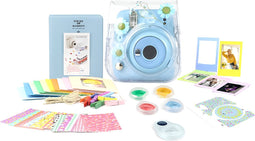 Complete Accessoires Set Geschikt voor Fujifilm Instax Mini 11 - Camera Tas met Filters, Fotoalbum en Meer - Daisy Blauw