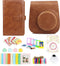 Complete Accessoires Set Geschikt voor Fujifilm Instax Mini 11 - Camera Tas met Filters, Fotoalbum en Meer - Bruin