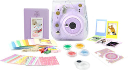 Complete Accessoires Set Geschikt voor Fujifilm Instax Mini 11 - Camera Tas met Filters, Fotoalbum en Meer - Daisy Paars