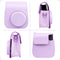 Complete Accessoires Set Geschikt voor Fujifilm Instax Mini 11 - Camera Hoesje met Filters, Fotoalbum en Meer - Paars