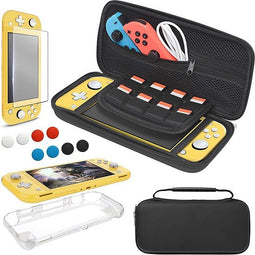 Complete Accessoires Set - Geschikt voor Nintendo Switch Lite - Zwart