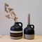 Complete cadeau set 2 kruiken met takje en kaars