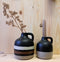Complete cadeau set 2 kruiken met takje en kaars