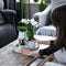 Complete Plantenset All White | Groene planten set met witte Phalaenopsis Orchidee en incl. keramieken sierpotten en accessoires