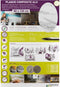 Composiet bord - NORDLINGER PRO - 80 x 120 cm - Wit marmer aluminium