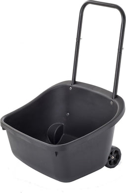 Compost bak - Afval bak - Tuin Afval - Handvat - Wieltjes - Zwart - Compost