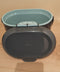 Compost Caddy, het handige GFT afvalbakje in de keuken - 2,5 liter - Grijs / Aqua