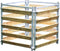 Compostbak hout/metaal 100x100 cm
