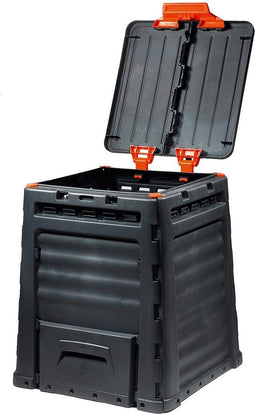 Compostvat Keter Eco Compostbak 320L - Kleppen voor 2 zijden