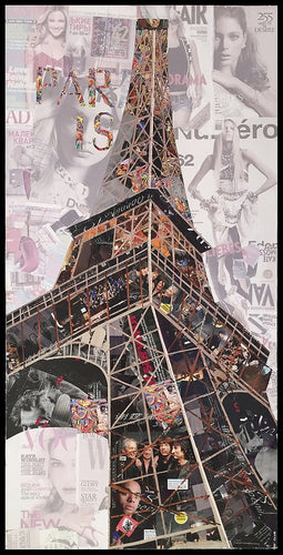 Lalee Avenue Paper mural Eiffel Tower 52cm x 102cm