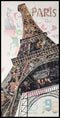Lalee Avenue Paper mural Eiffel Tower 52cm x 102cm