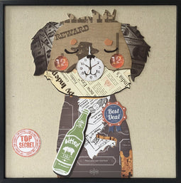Lalee Avenue Paper mural Manhattan 42cm x 42cm