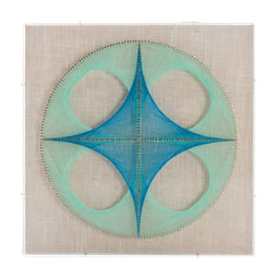 Lalee Avenue Thread mural Happiness 45cm x 45cm