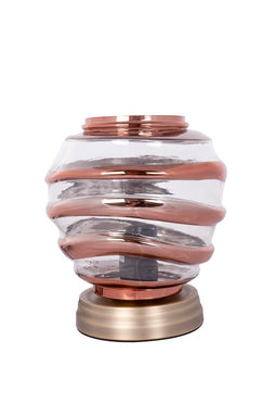 Lalee Avenue Table lamp Aladin III 720 champagne / copper