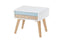 Kayoom Nightstand Hailey White / Blue / Wood