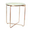 Lalee Avenue Side table Chloe 910 white / copper