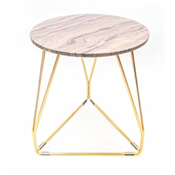 Lalee Avenue Side table Cheers 210 purple / gold
