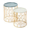 Lalee Avenue Side table set Timba 410 petrol / light grey