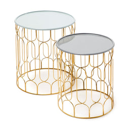 Lalee Avenue Side table set Timba 610 light gray / dark gray