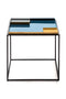 Lalee Avenue Side table Famosa 260 Blue / Gray / Orange