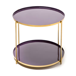 Lalee Avenue Side table Tessa 210 plum / purple