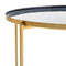 Lalee Avenue Side table Tessa 310 Dark Blue / Grey