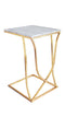 Lalee Avenue Set of 2 side tables Arctica 410 gold / marble