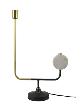 Lalee Avenue Table lamp Carlissa 287 white