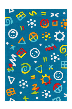 Arte Espina Spirit Glowy 3146 Blue Icons 110cm x 160cm