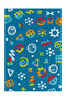 Arte Espina Spirit Glowy 3146 Blue Icons 110cm x 160cm