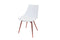 Lalee Avenue Chair Dakota 210 set of 4 white / copper (LxWxH) 56 x 47 x 78 cm