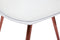 Lalee Avenue Chair Dakota 210 set of 4 white / copper (LxWxH) 56 x 47 x 78 cm