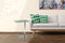 Lalee Avenue Side table Lucy 110 agate gray / silver