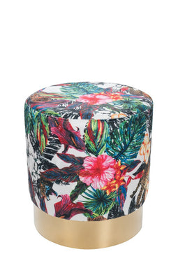 Lalee Avenue Stool Novalie 110 Multi (LxWxH) Ø 37.5 x 41.5 cm