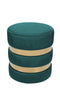 Lalee Avenue Stool Novalie 210 Petrol (LxWxH) Ø 37 x 41.5 cm