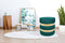 Lalee Avenue Stool Novalie 210 Petrol (LxWxH) Ø 37 x 41.5 cm