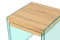 Lalee Avenue Side table North 110 set of 2 natural / clear
