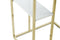 Lalee Avenue Side table Lucilla 110 white / gold
