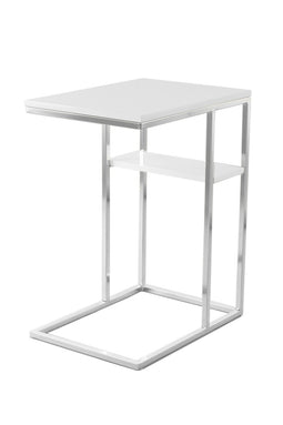 Lalee Avenue Side table Lucilla 110 white / silver