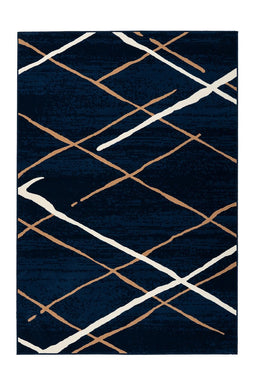 Kayoom Vancouver 110 Blue / Beige / White 80cm x 150cm